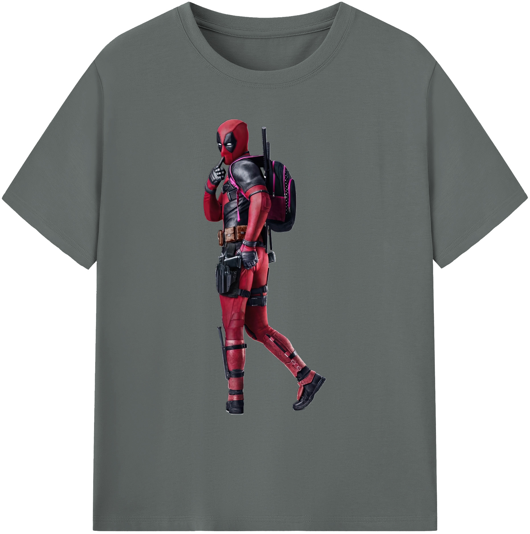 （画像用） Deadpool デッドプール 綿100％ メンズ半袖Tシャツ｜肌触りやわらか＆通気性